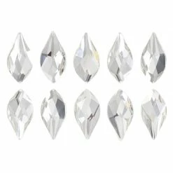 Daily Charme Swarovski Flame Flatback Rhinestone / Clear Wedding Season