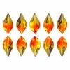 Daily Charme Swarovski Flame Flatback Rhinestone / Fire Opal