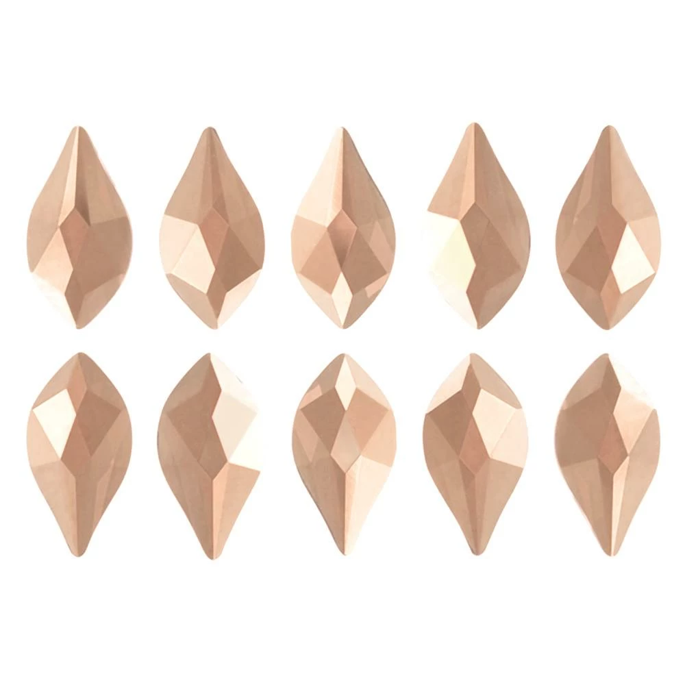 Daily Charme Swarovski Flame Flatback Rhinestone / Rose Gold 1 Daily Charme Swarovski Flame Flatback Rhinestone / Rose Gold