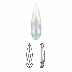 Daily Charme Swarovski Raindrop Flatback Rhinestone / Crystal AB Best Sellers