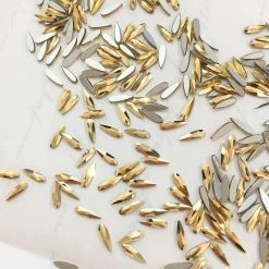 Daily Charme Best Sellers Swarovski Raindrop Flatback Rhinestone / Aurum