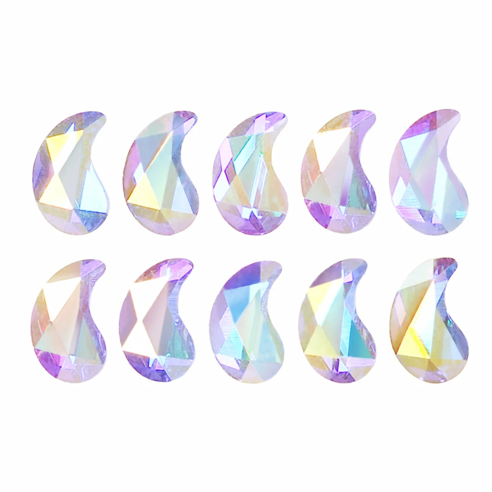 Daily Charme Swarovski Paisley X Flatback Rhinestone / Crystal AB Nail Crystals 1 Daily Charme Swarovski Paisley X Flatback Rhinestone / Crystal AB Nail Crystals