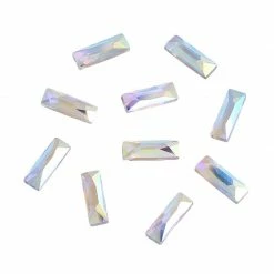 Daily Charme Swarovski Cosmic Baguette Flatback Rhinestone / Crystal AB Nail Crystals