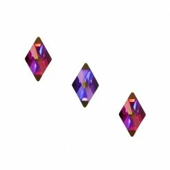 Daily Charme Nail Crystals Swarovski Rhombus Flatback Rhinestone / Volcano