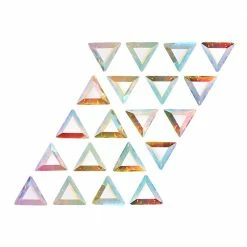 Daily Charme Swarovski Triangle Flatback Rhinestone / Crystal AB
