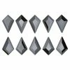 Daily Charme Swarovski Kite Flatback Rhinestone / Jet Hematite