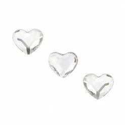 Daily Charme Wedding Season Swarovski Heart Flatback Rhinestone / Clear