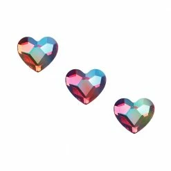 Daily Charme Swarovski Heart Flatback Rhinestone / Light Siam Shimmer