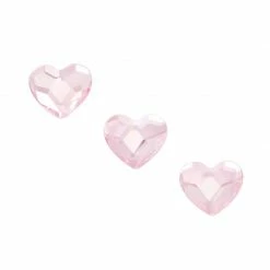 Daily Charme Nail Crystals Swarovski Heart Flatback Rhinestone / Rosaline