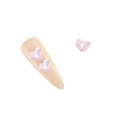 Daily Charme Nail Crystals Swarovski Heart Flatback Rhinestone / Rosaline