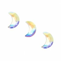 Daily Charme Nail Crystals Swarovski Moon Flatback Rhinestone / Crystal AB