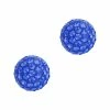 Swarovski Cabochon Pave Flatback / Dark Blue / Majestic Blue Charms