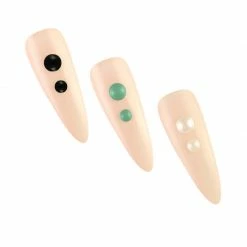 Daily Charme Swarovski Hotfix Crystals Flatback Pearl / Jet Black