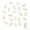 Daily Charme Nail Crystals Swarovski Navette Flatback Pearl / Cream