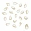Daily Charme Nail Crystals Swarovski Drop Flatback Pearl / Cream