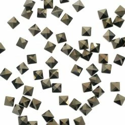 Daily Charme Nail Crystals Swarovski Marcasite Flatback Rhinestone / Jet Nut