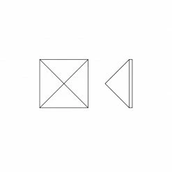 Daily Charme Nail Crystals Swarovski Marcasite Flatback Rhinestone / Jet Nut