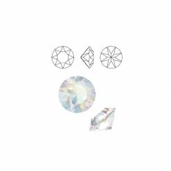 Daily Charme Swarovski Chaton Pointed Back Unfoiled Rhinestone / AB Nail Crystals