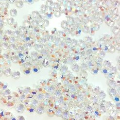 Daily Charme Swarovski Chaton Pointed Back Unfoiled Rhinestone / AB Nail Crystals