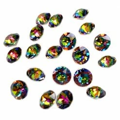 Daily Charme Nail Crystals Swarovski Chaton Pointed Back Rhinestone / Vitrail Medium
