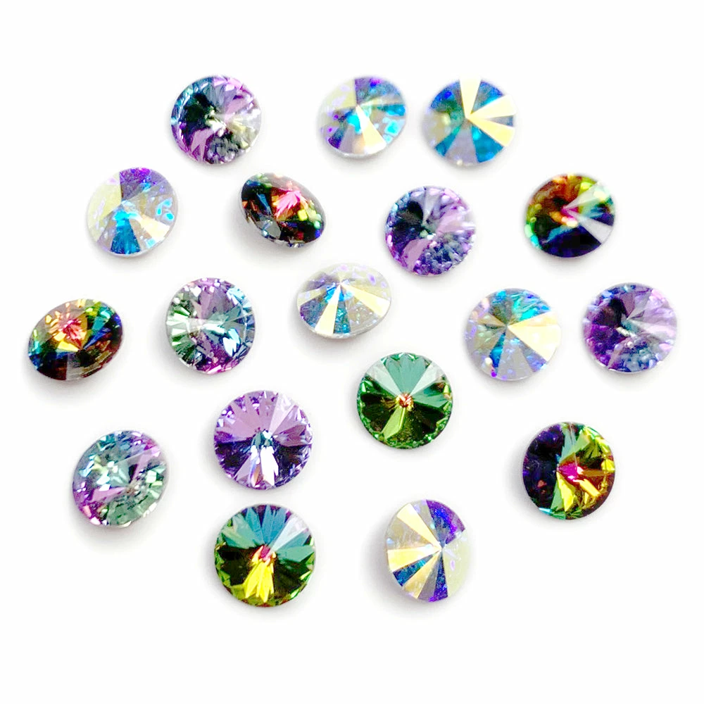 Daily Charme Nail Crystals Swarovski Rivoli Pointed Back Crystal Mix 2 Daily Charme Nail Crystals Swarovski Rivoli Pointed Back Crystal Mix