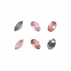 Daily Charme Swarovski Spring Oval Pointed Back Crystal Mix
