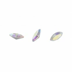Daily Charme Nail Crystals Swarovski Navette Fancy Pointed Back Rhinestone / Crystal AB