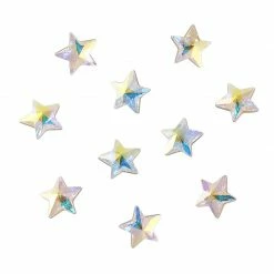 Daily Charme Nail Crystals Swarovski Star Fancy Pointed Back Rhinestone / Crystal AB