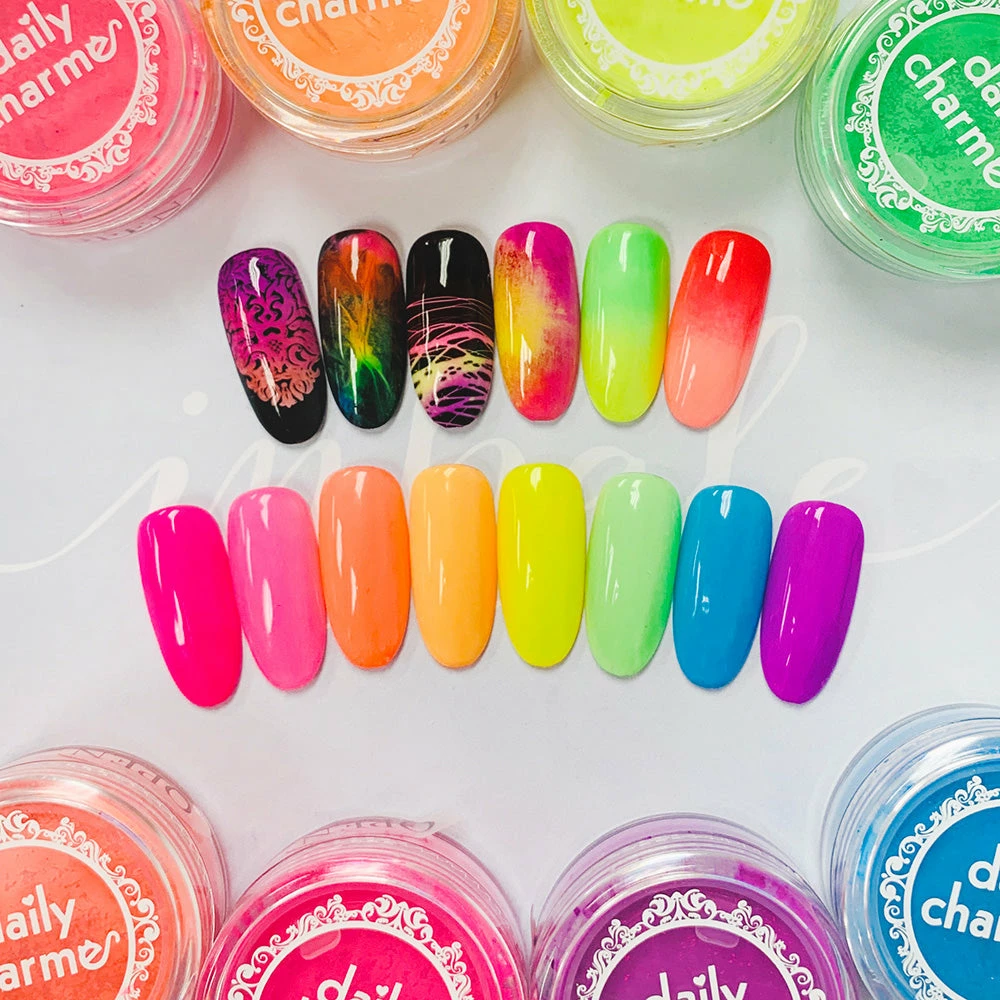 TIANKI Pride Month Electric Neon Pigment Set / 8 Colors 3 TIANKI Pride Month Electric Neon Pigment Set / 8 Colors