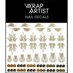 WrapArtist Nail Decals / Queen Of The Curve Nail Art
