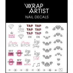 WrapArtist Nail Decals / Ice Princess