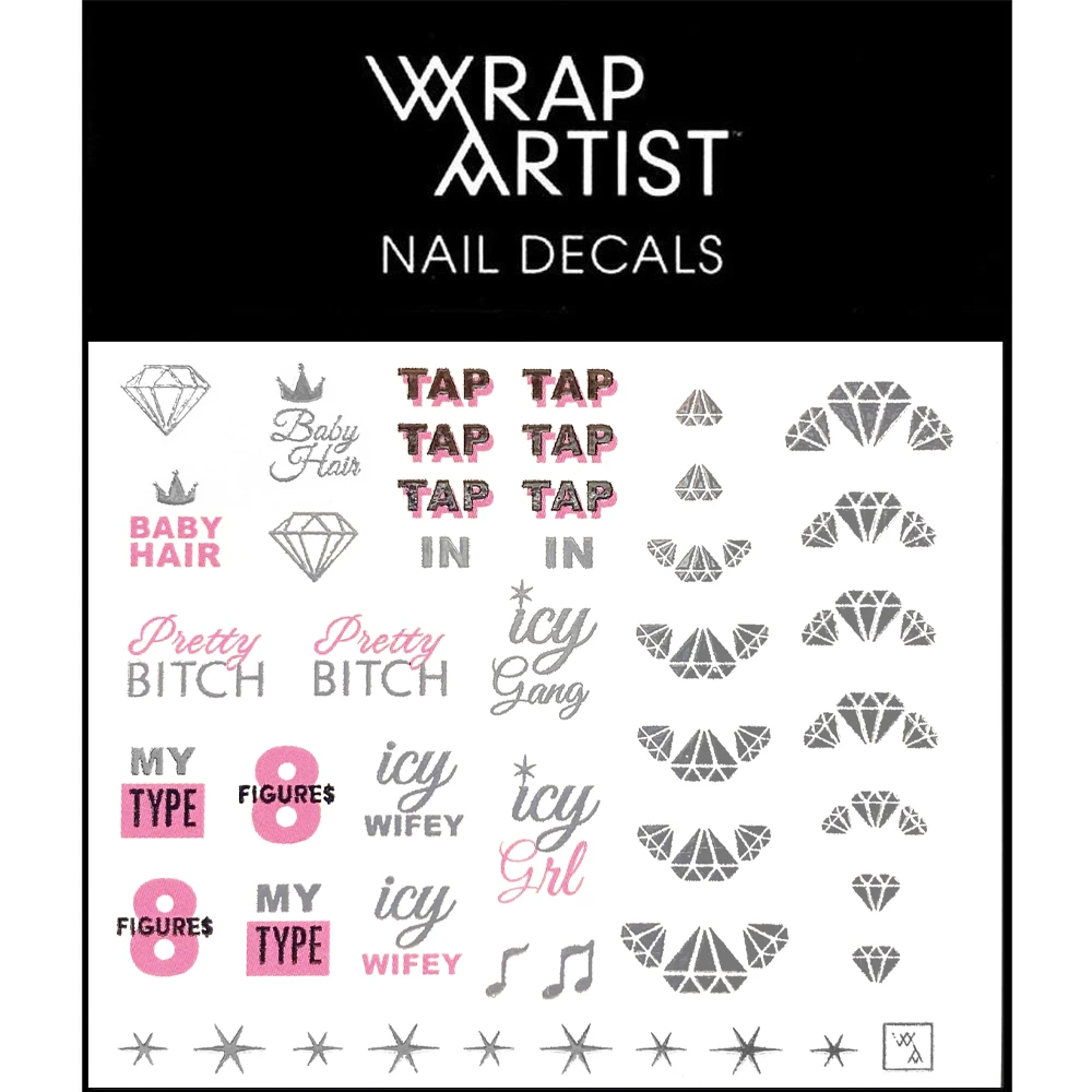 WrapArtist Nail Decals / Ice Princess 1 WrapArtist Nail Decals / Ice Princess