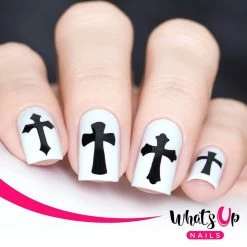 Whats Up Nails / Gothic Stencils Stickers