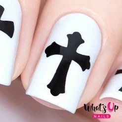 Whats Up Nails / Gothic Stencils Stickers