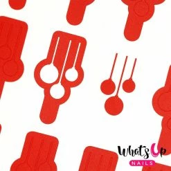 Whats Up Nails / Festive Globes Stencils