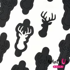 Whats Up Nails / Antler Stencils Stickers