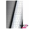 Whats Up Nails Vinyl Sticker / Designer Luxury / Metallic Silver Nail Art