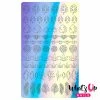 Whats Up Nails Vinyl Sticker / Botanical Garden / Aurora Blue Summer Nails
