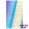 Whats Up Nails Summer Nails Vinyl Sticker / Dripping Flames / Aurora Blue