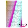 Whats Up Nails Vinyl Sticker / Dripping Flames / Aurora Pink Summer Nails