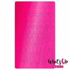 Whats Up Nails Vinyl Sticker / Dripping Flames / Neon Trio Summer Nails