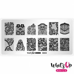 Whats Up Nails Stamping Plate / Seductive Lace