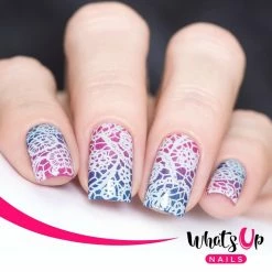 Whats Up Nails Stamping Plate / Seductive Lace