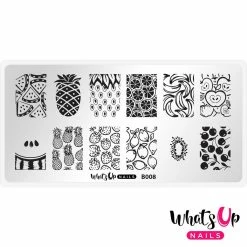 Whats Up Nails Stamping Plate / Summer Seeds Summer Nails