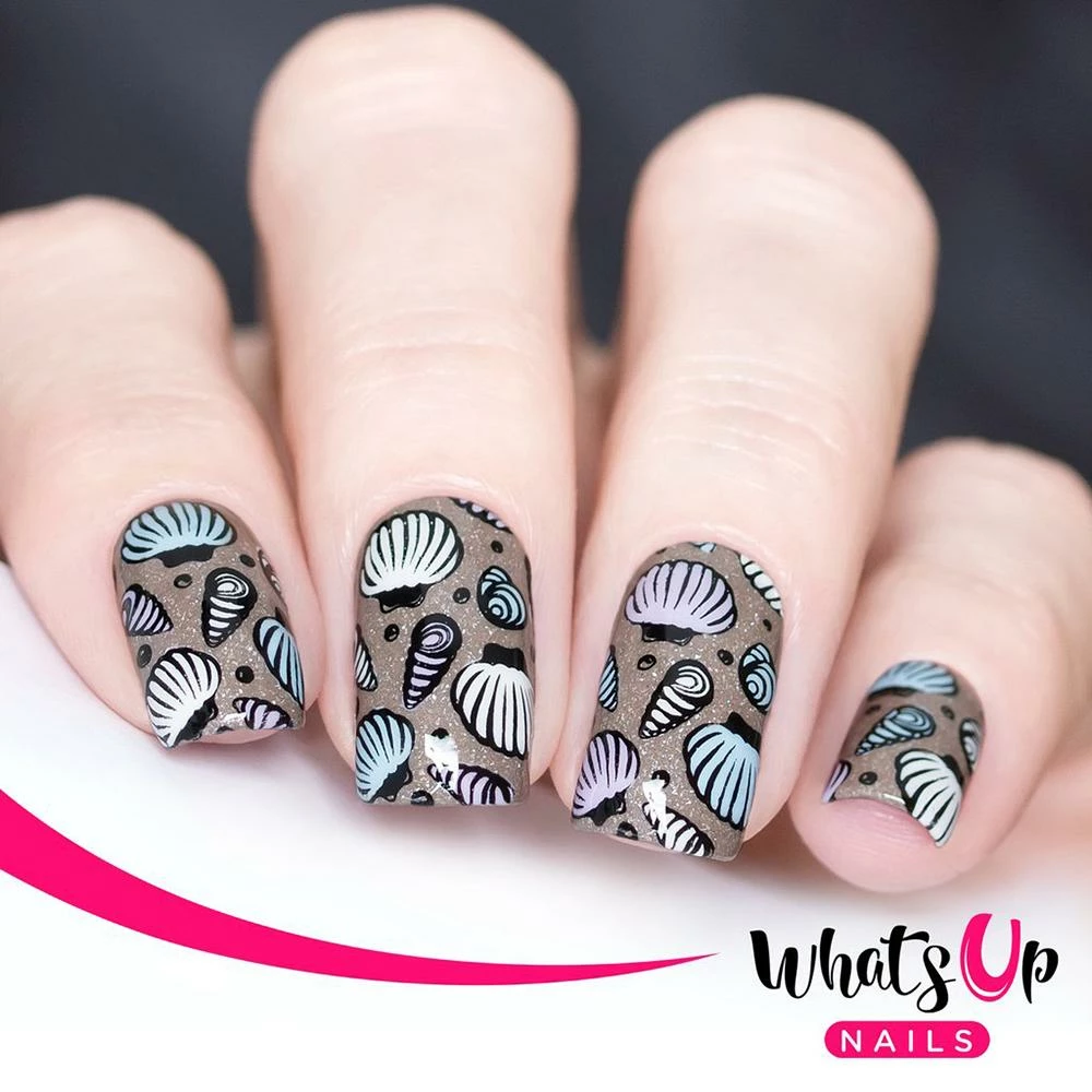 Summer Nails Whats Up Nails Stamping Plate / Take Me To The Sea 3 Summer Nails Whats Up Nails Stamping Plate / Take Me To The Sea