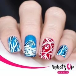 Whats Up Nails Stamping Plate / Lost At Sea Summer Nails