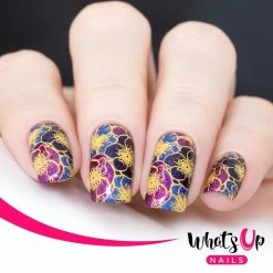 Whats Up Nails Stamping Plate / From Ground Comes Life Summer Nails