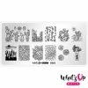 Whats Up Nails Stamping Plate / Deserted Succulent