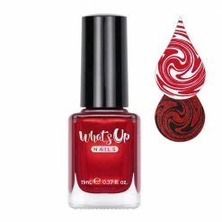 Whats Up Nails / Hotter Than Red Stamping Polish Summer Nails