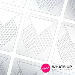 Dollar Store Whats Up Nails / Art Deco Stencils